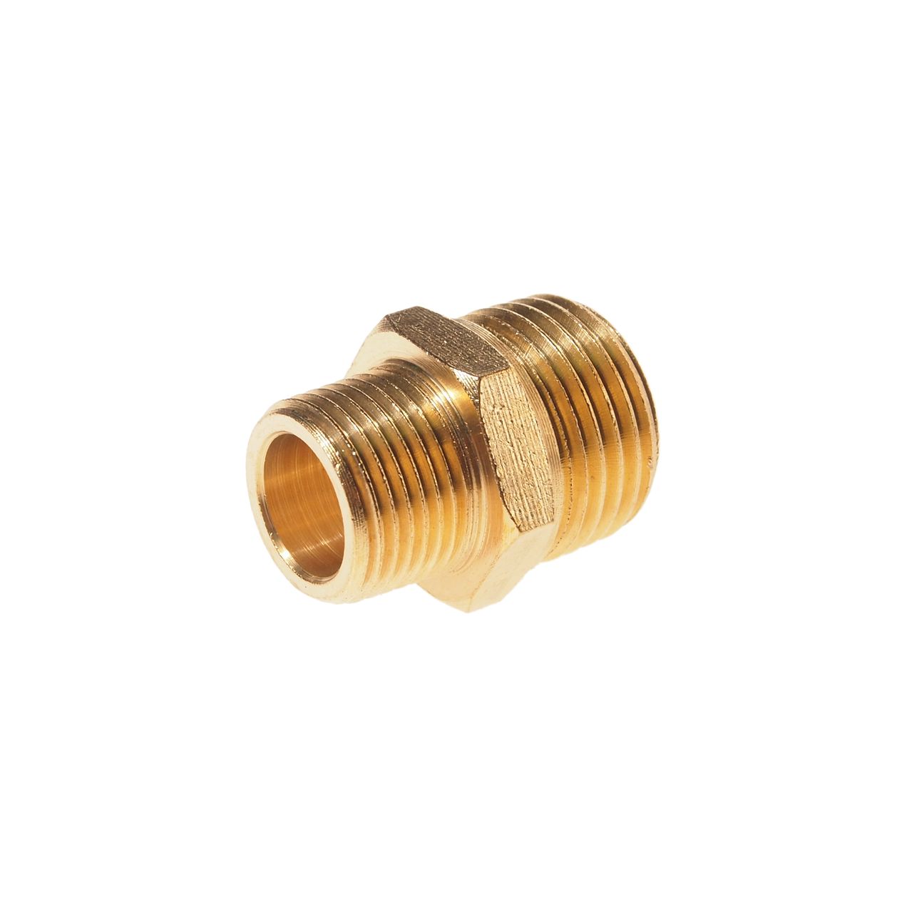 Соединитель RF-MM08/06 резьбовой наруж. резьба 1/2"x3/8" в блистере ROCKFORCE /1