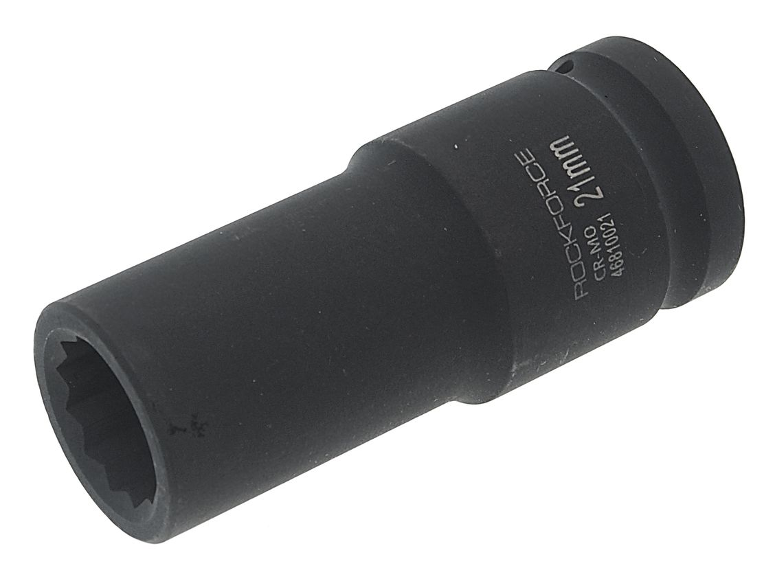 Головка ударная глубокая 3/4", 21мм 12-гранная ROCKFORCE  RF-46810021 /1