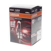Автолампа H4 (60/55) P43t+100% NIGHT BREAKER SILVER  12V OSRAM /1/10