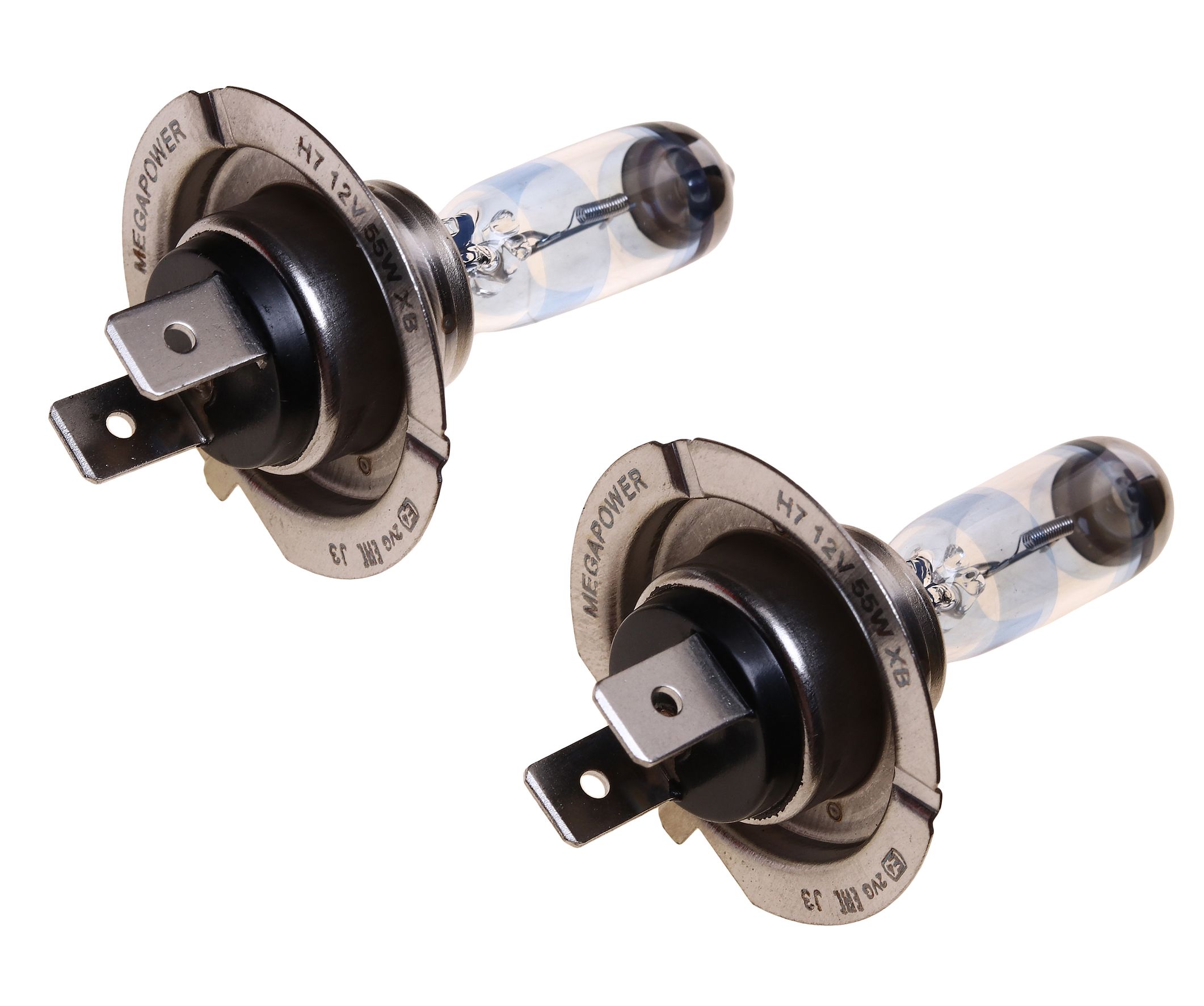 Автолампа H7 (55) PX26d +120% (бокс, 2шт) 12V MEGAPOWER /1/10