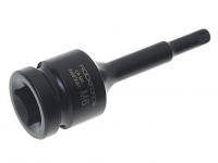 Головка-бита SPLINE глубокая ударная 1/2", M6 с отверстием ROCKFORCE RF-24807806T /1