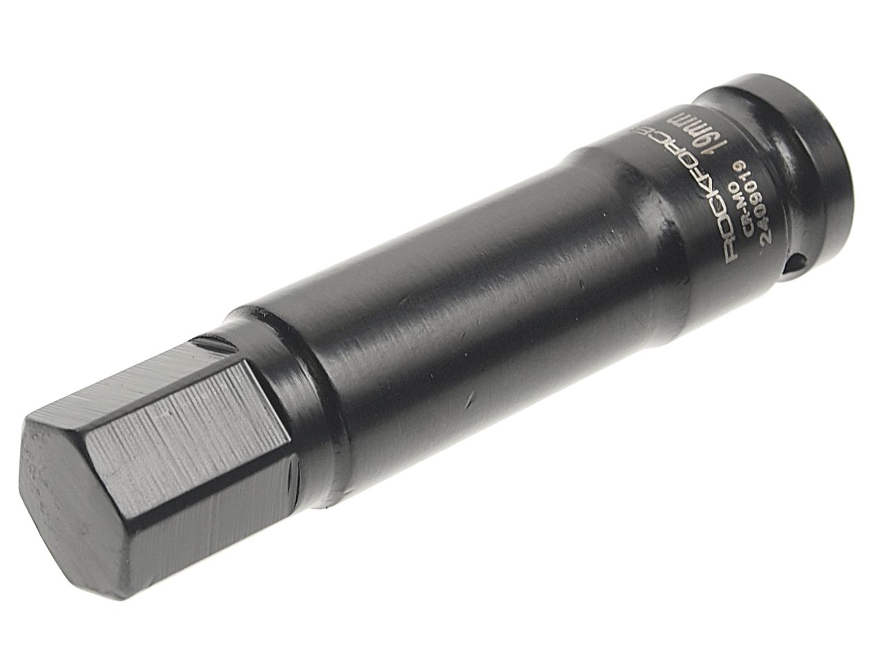 Головка-бита 19мм 1/2" 6-гранная ударная L= 110 мм ROCKFORCE RF-2409019 /1/10/80