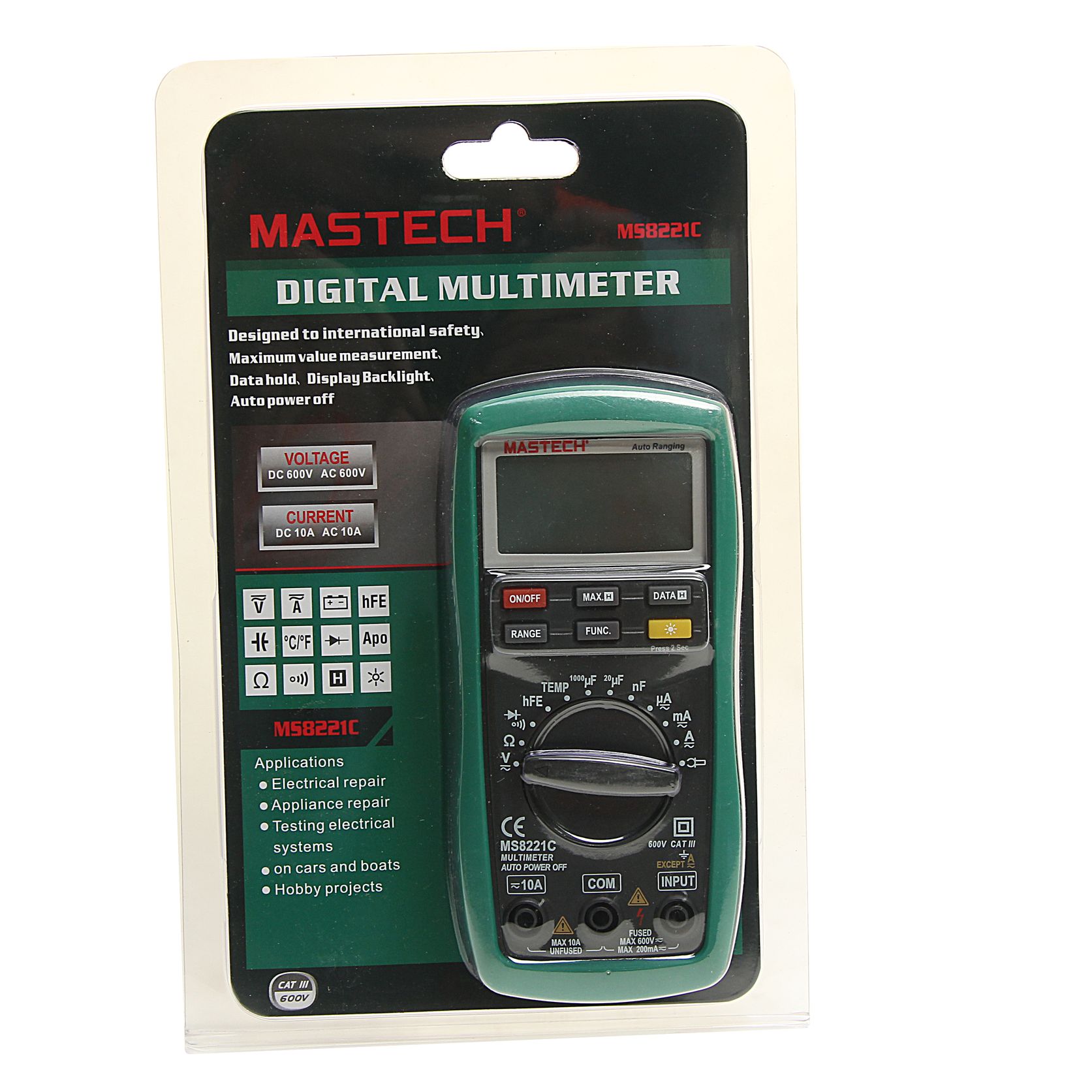 Мультиметр MS8221С MASTECH 1/40