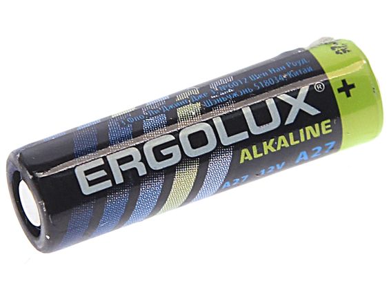Элемент питания A27: 23A-BC1 ALKALINE (автобрелки) 12V ERGOLUX /5/60/480