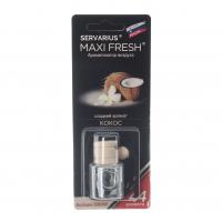 Ароматизатор воздуха HMF-37 MAXI FRESH (кокос) жидкостный подвесной, деревянная крышка 5мл /1/64