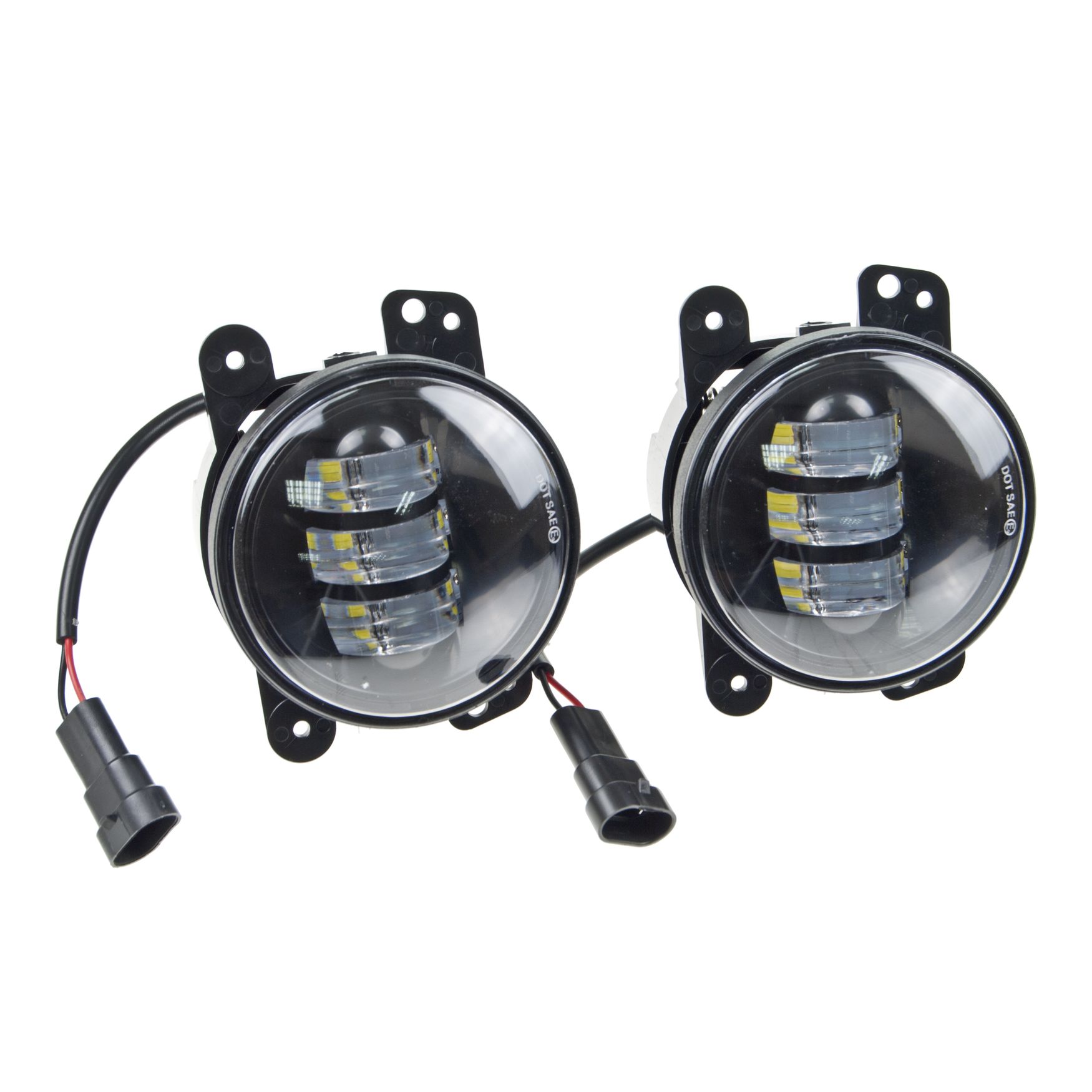 Фары дополнительные MIS-UN30 White - диодные, 90мм (к-т) 10-30V MISTAR /1