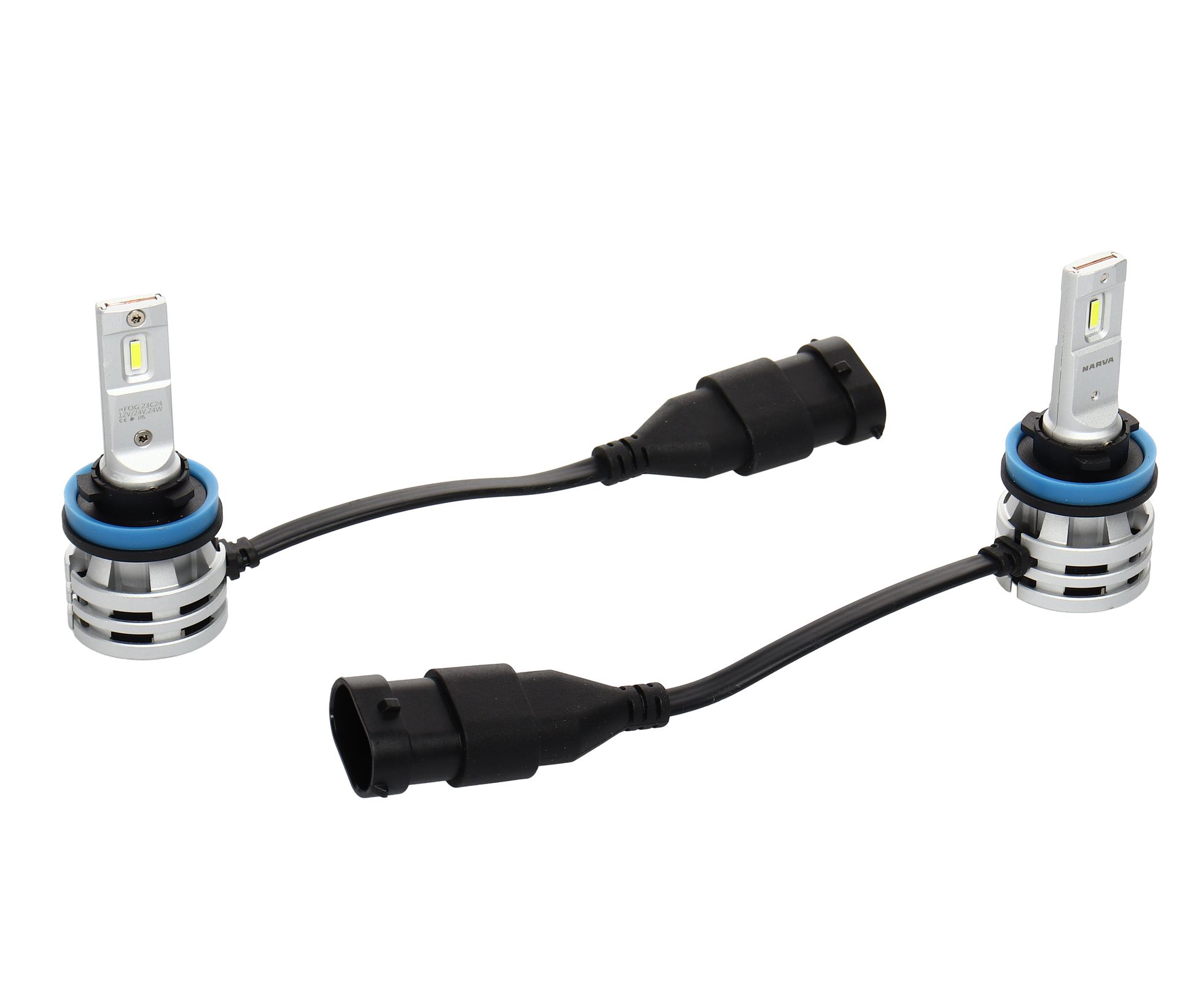 Автолампа H8/H11/H16 (PGJ19-1/2/3) LED FOG RANGE PERFOMANCE 24W x2 6500K (2шт) 12/24V NARVA /1/10