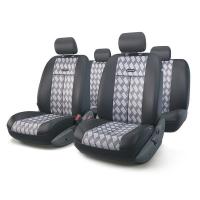 Чехлы на сиденье TT-902J CHESS полиэстер-жаккард, AIRBAG (9шт) AUTOPROFI /1/6