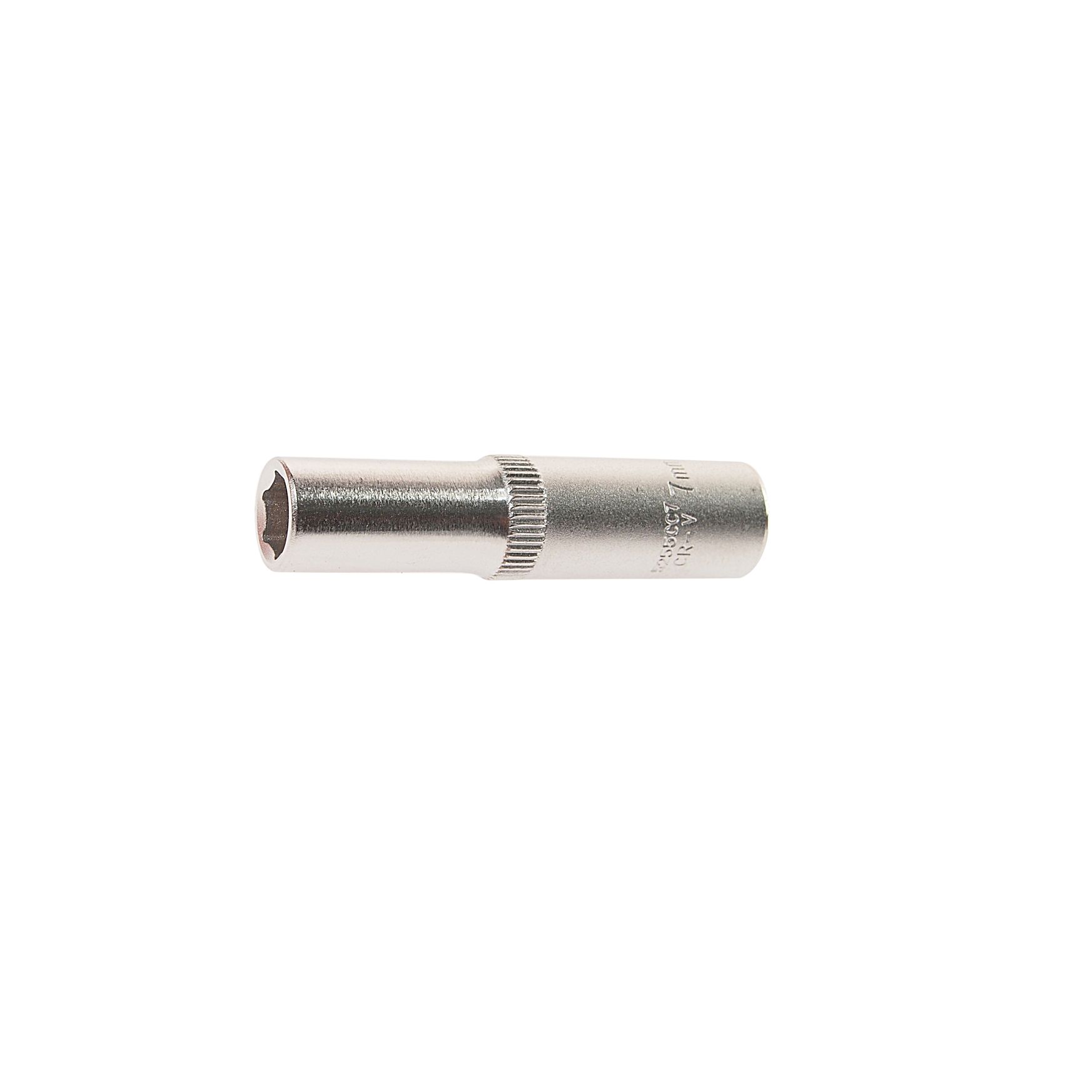 Головка торцевая  7мм 1/4" 6-гранная глубокая L=45мм ROCKFORCE RF-5255007 /1/40