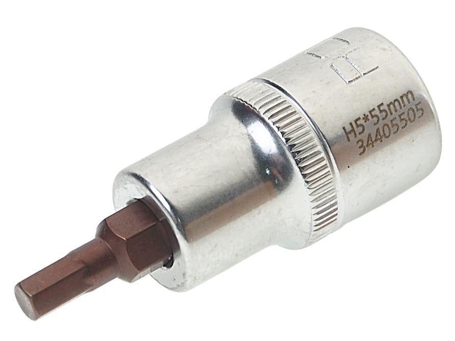 Головка-бита 6-гранная 5мм Premium 1/2" (L-55мм) ROCKFORCE /1