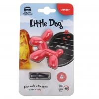 Ароматизатор воздуха ED1212 Little Dog (Amber) на дефлектор, 3D-Polymer Drive Int /1/6