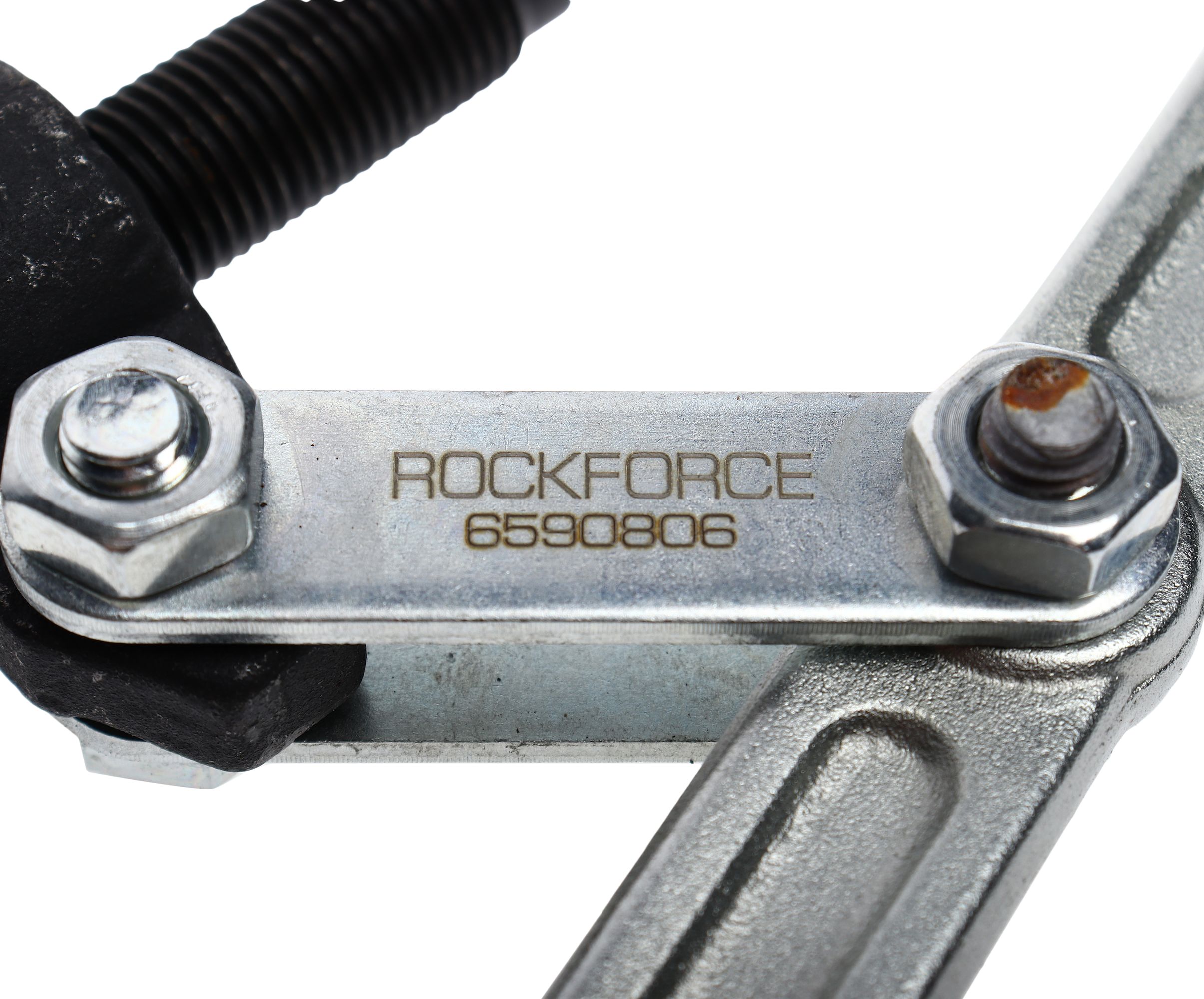Съемник двухзахватный переставной 6" RF-6590806 (Ø захвата-150мм, длина лап-150мм , лапы L-образные) ROCKFORCE /1