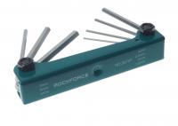 Набор ключей RF-5076F 6-гранных складной, 7пр.(1.5, 2, 2.5, 3-6мм) ROCKFORCE /1