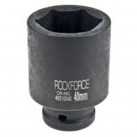Головка торцевая 40мм 3/4" 6-гранная ударная удлиненная L=80мм ROCKFORCE RF-46510040 /1/50
