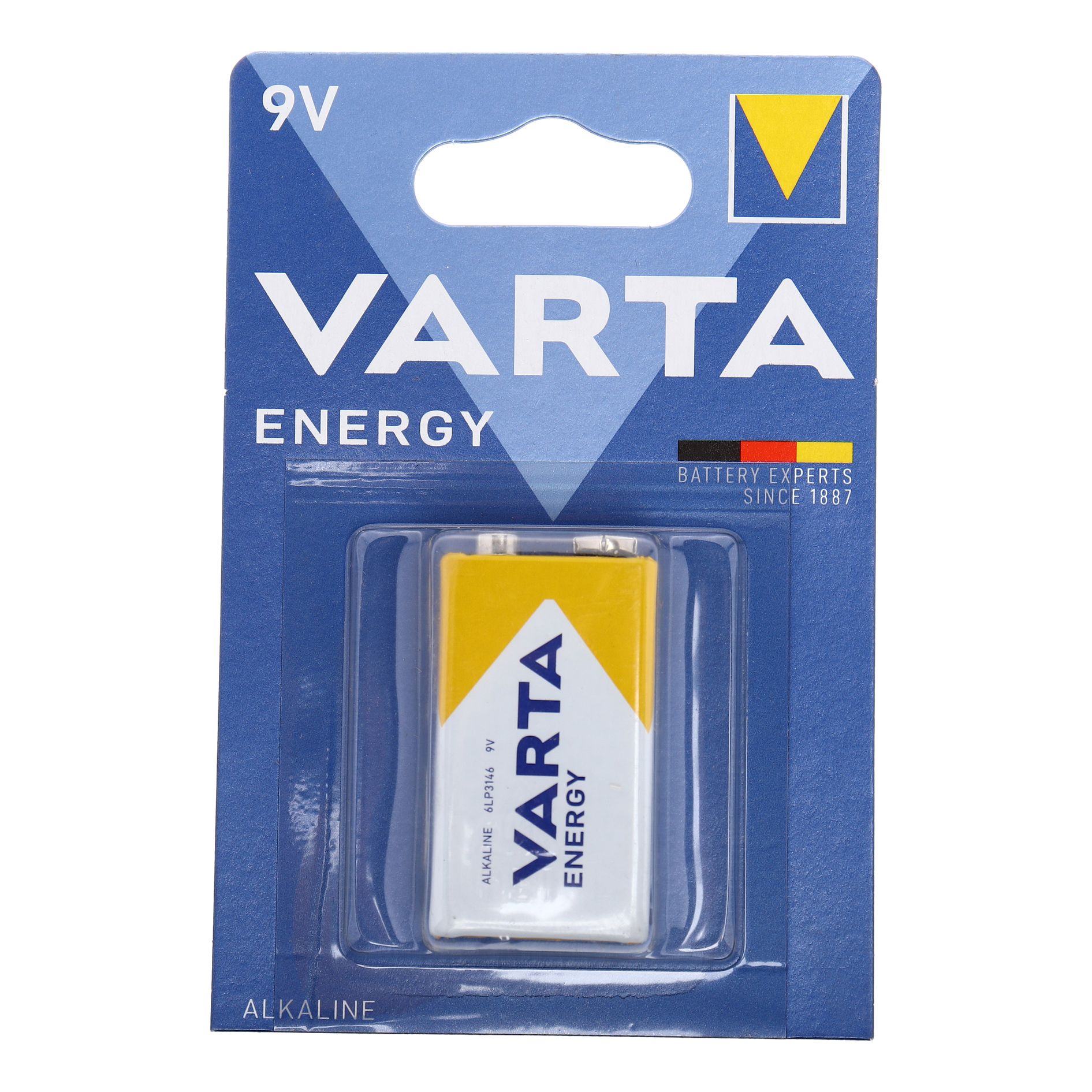 Элемент питания SR-1: 6F22 "крона" ALKALINE ENERGY 9V VARTA /1/10/50