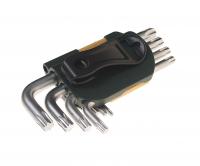 Набор ключей TORX RF-5098: Г-образных T10-T50 9пр. на пласт. держат.  ROCKFORCE /1/10/40
