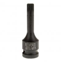 Головка-бита SPLINE ударная 1/2", M11 ROCKFORCE RF-24807811MPB /1/180