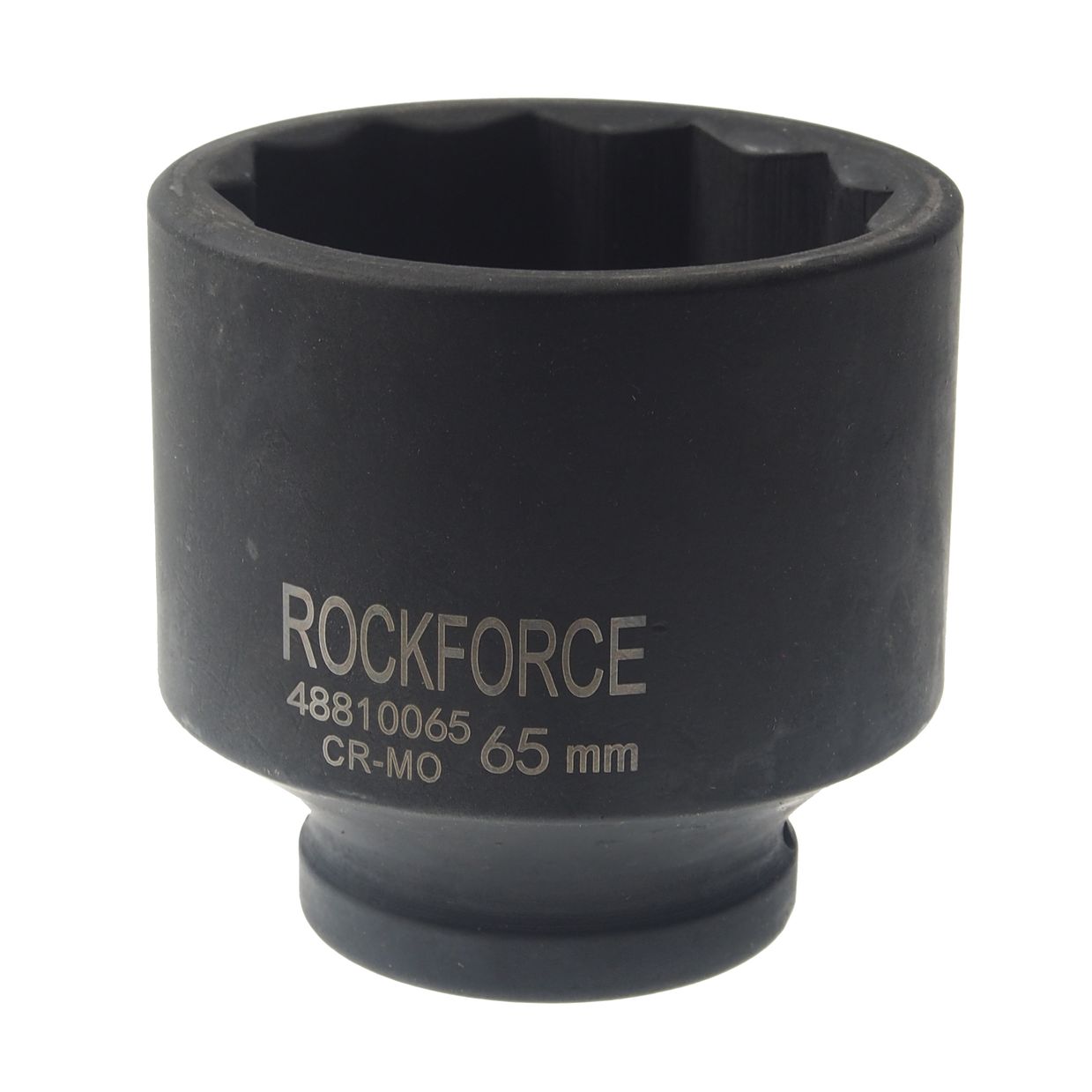 Головка торцевая  65мм 1", 12-гранная L=95мм ударная глубокая ROCKFORCE RF-48810065 /1