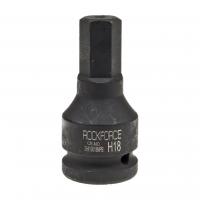 Головка-бита 18мм 3/4" 6-гранная ударная L=80мм ROCKFORCE RF-26410018MPB /1/50