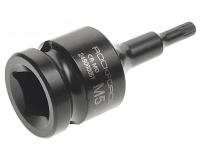 Головка-бита SPLINE ударная 1/2", M5 с отверстием ROCKFORCE RF-24806005T /1/10/300