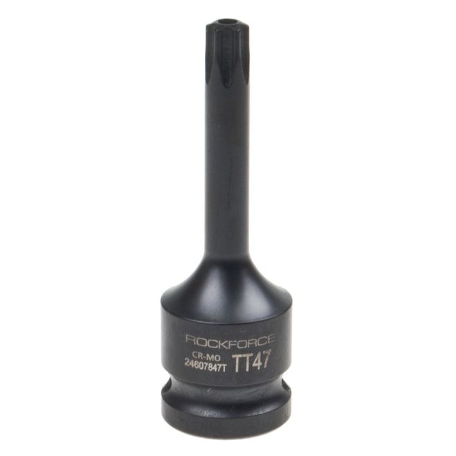 Головка-бита TORX ударная 1/2", TH47 с отверстием ROCKFORCE RF-24607847T /1