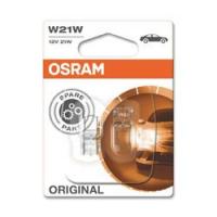 Автолампа W21W (W3*16d) (блистер, 2шт) 12V OSRAM /1/10/50