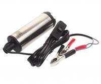 Насос для перекачки топлива ER-87203 (24V, 60W, 3.5A, 30л/мин, Ø51мм, Ø выходного отв. 19мм) ЭВРИКА /1/20