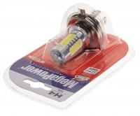 Автолампа H4 (P43t) 5 SMD MEGA WHITE 6000K блистер 650лм 12V MEGAPOWER /1/10/100