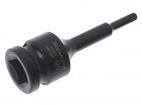 Головка-бита SPLINE глубокая ударная 1/2", M5 с отверстием ROCKFORCE RF-24807805T /1
