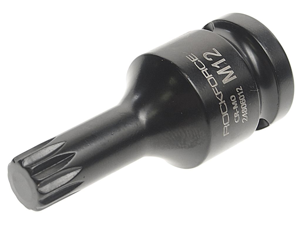 Головка-бита SPLINE ударная 1/2", M12 ROCKFORCE RF-24806012 /1/10/300
