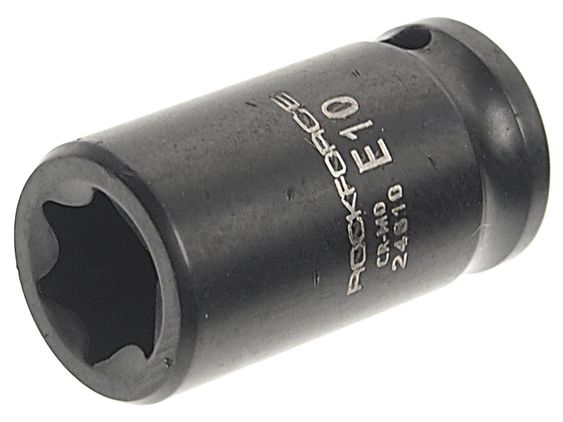 Головка торцевая TORX ударная 1/4", E10 ROCKFORCE RF-24610 /1/10/420