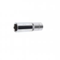 Головка торцевая 17мм 1/2" 6-гранная глубокая L=75мм ROCKFORCE RF-5457717 /1/10
