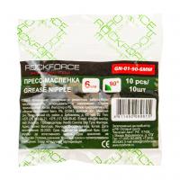 Пресс-масленка RF-GN-01-90-6MM: 6мм угловая (90град.), комплект 10 шт. ROCKFORCE /1/100