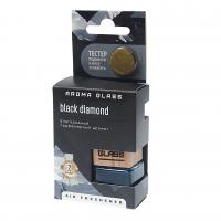 Ароматизатор воздуха FTE-AG-02 AROMA GLASS (black diamond) подвесной в стеклянном флаконе FOUETTE /1/30
