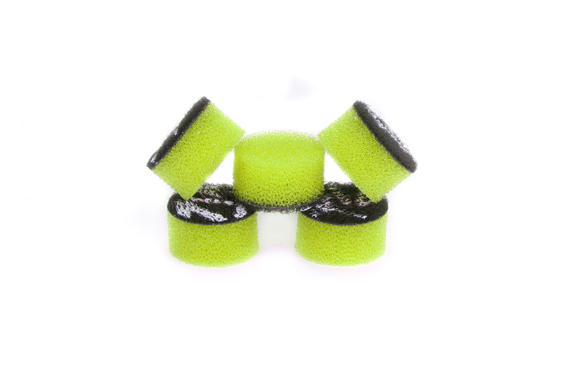 ZV-MINI159UF 15/9/15-ZviZZer MINI (набор 5шт) ЗЕЛЕНЫЙ ультрамягкий круг для гибкого вала