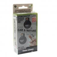 Ароматизатор воздуха CNL-71 Car&Nature (Новая машина) флакон подвесной с деревянной крышкой 2x3мл FKVJP /1/50