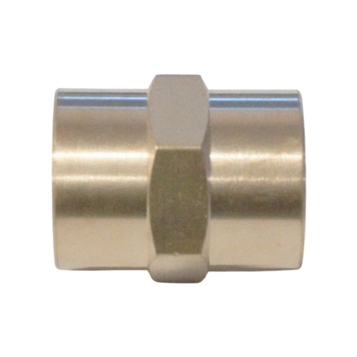 WDK-238FB Адаптер, резьба 3/8"-3/8" PT,  F-F (внутренний), латунь