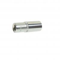 Головка торцевая 22мм 1/2" 12-гранная глубокая L=80мм ЭВРИКА ER-91515-12 /1/10