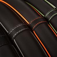 Оплетка руля AP-2020 BLACK/GREY (S) материал синтетический нубук AUTOPROFI 1/20