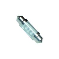 Автолампа C5W (SV8.5/8) 36мм 2 LED GREEN 6лм 12V MEGAPOWER /100/1000