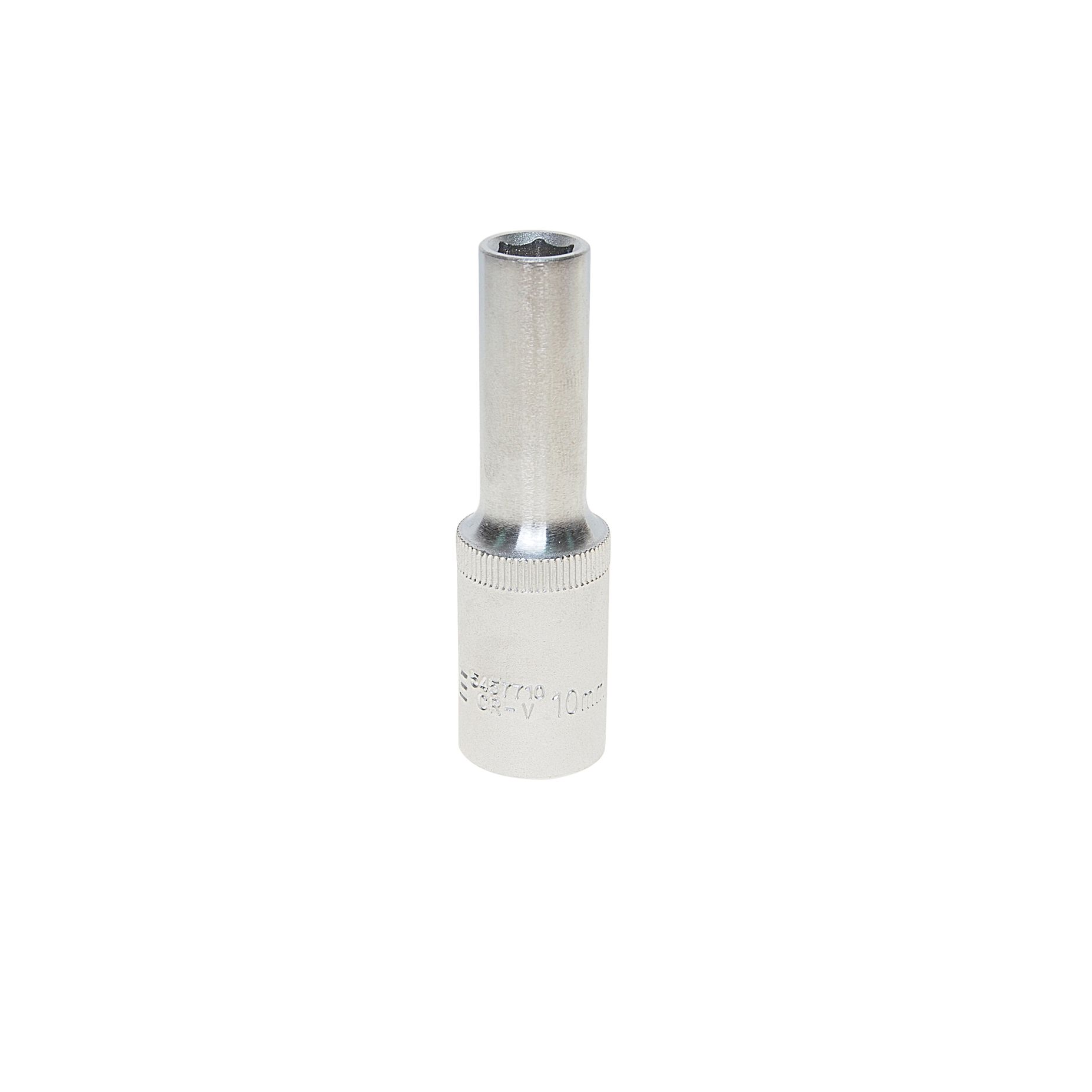 Головка торцевая 10мм 1/2" 6-гранная глубокая L=75мм ROCKFORCE RF-5457710 /1/10