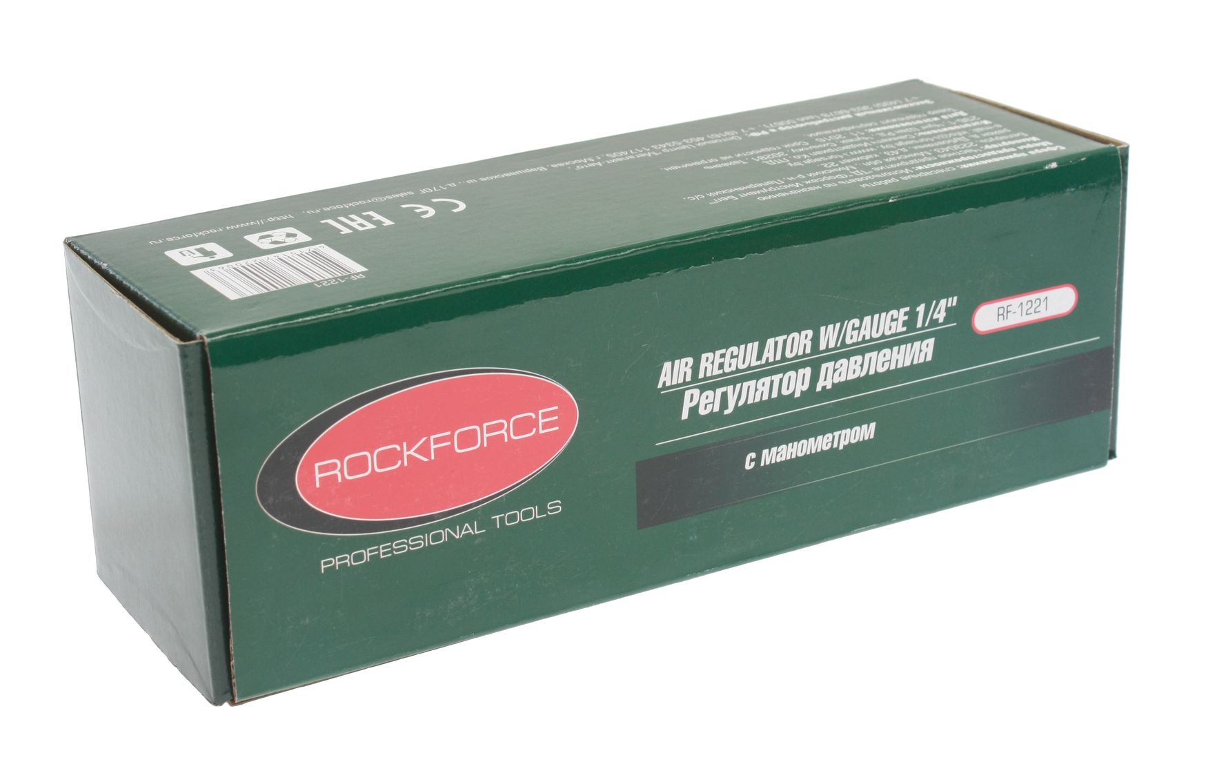 Регулятор давления RF-1221 с индикатором 1/4" ROCKFORCE /1