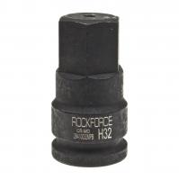 Головка-бита 32мм 3/4" 6-гранная ударная L=81мм ROCKFORCE RF-26410032MPB /1/50