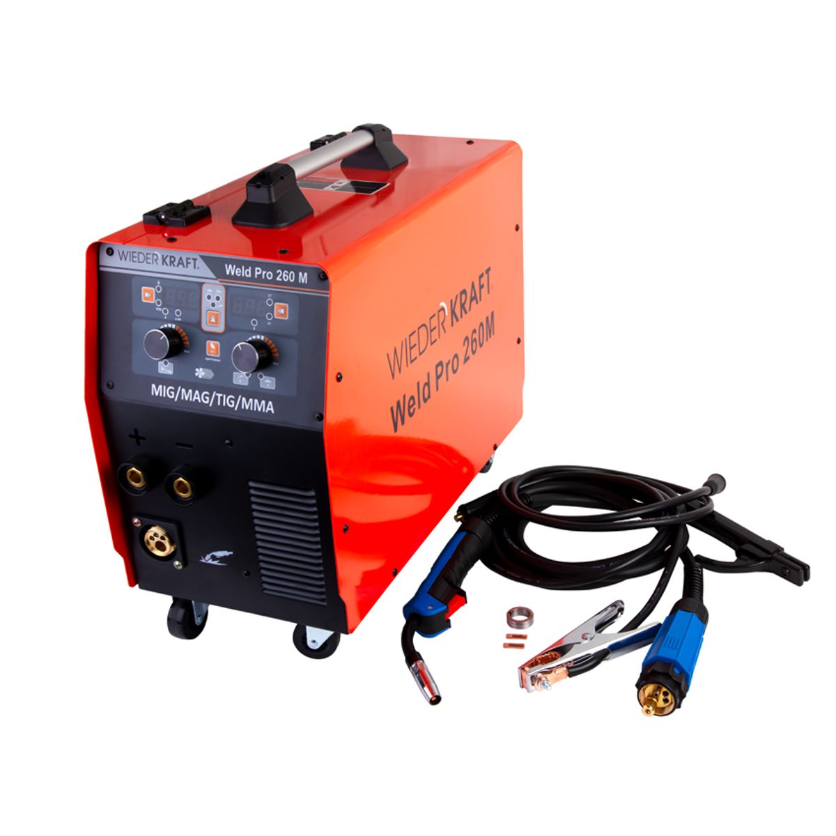 Weld Pro 260M Сварочный аппарат инверторный 260A, 220В, MIG/MAG/MMA/Lift TIG с горелкой 24KD