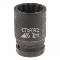 Головка торцевая 36мм 1" 12-гранная ударная L=78мм ROCKFORCE RF-48836 /1/50