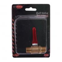 Кран воздушный RF-SP019/1/4  шаровый наруж. резьба 1/4"х1/4" в блистере ROCKFORCE /1