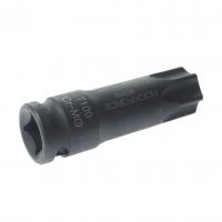 Головка  -бита 1/2" TORX ударная Т100Н на пластиковом держателе ROCKFORCE RF-3073112 /1/5