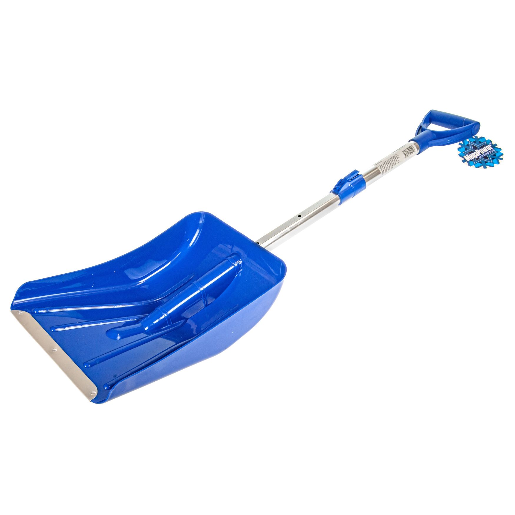 Лопата M-71005BL для снега телескопическая 70-90см BLUE MEGAPOWER /1/10