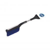 Щетка M-71039BL для снега телескопическая со скребком 64-89см BLUE MEGAPOWER /1/40