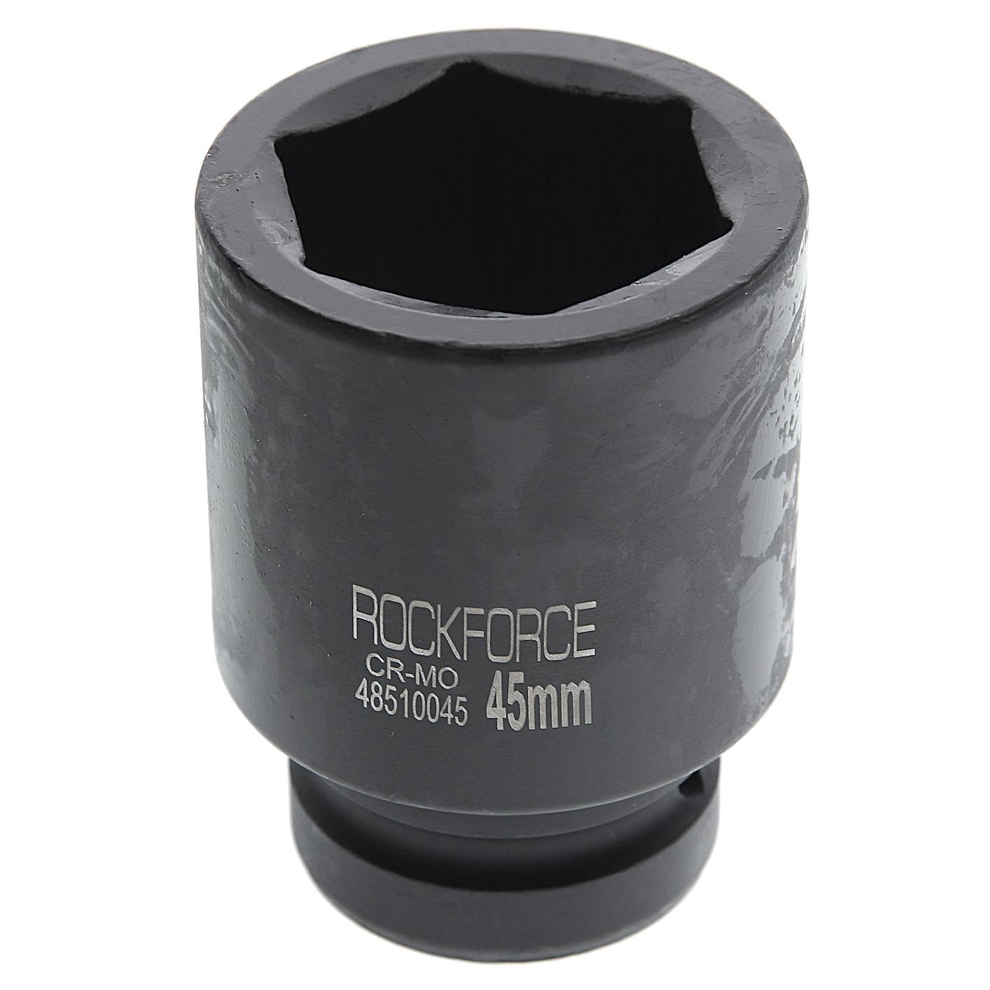 Головка торцевая  45мм 1" 6-гранная ударная удлиненная L=90мм ROCKFORCE RF-48510045 /1/30